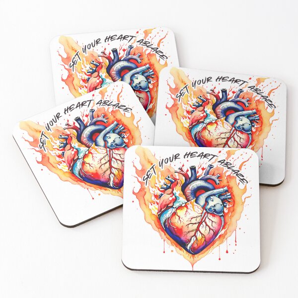 Item preview, Set your heart ablaze! designed and sold by ztarantino44.