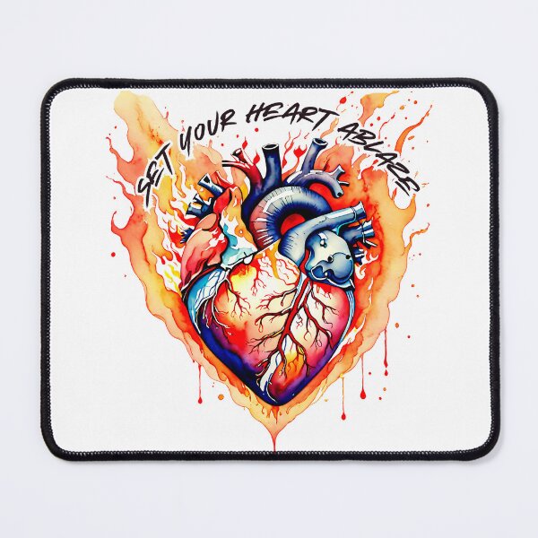 Item preview, Set your heart ablaze! designed and sold by ztarantino44.