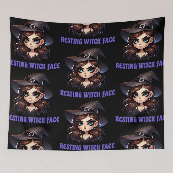 Item preview, Resting Witch Face designed and sold by Ashley Krautter.