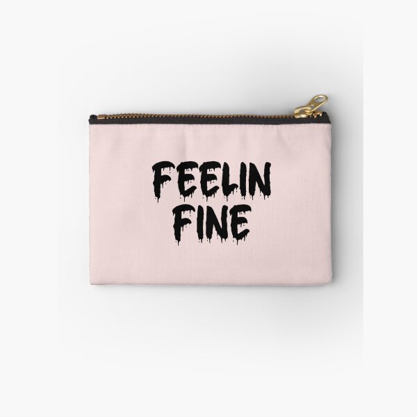 Item preview, BLACK ON PINK FEELIN FINE BLOOD DRIP designed and sold by RomeArtCo.