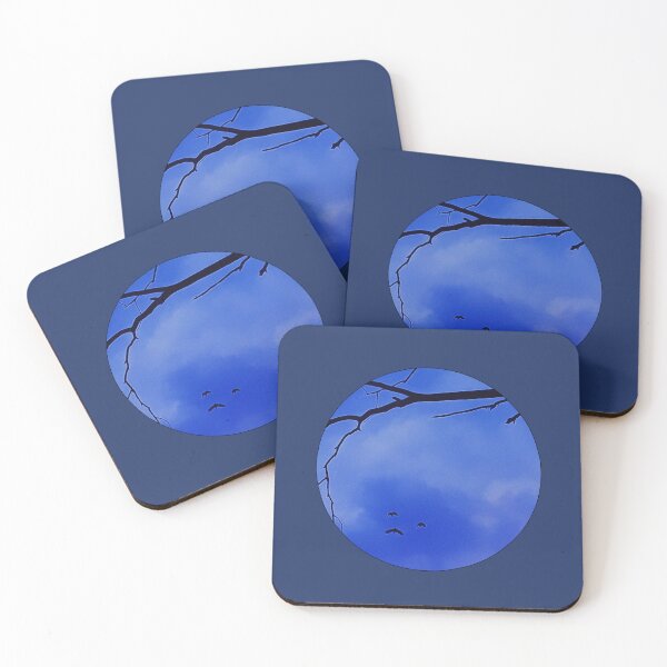 Item preview, Face Pareidolia Birds Feeling Blue Sad Face 4 of 4 designed and sold by Beachy.