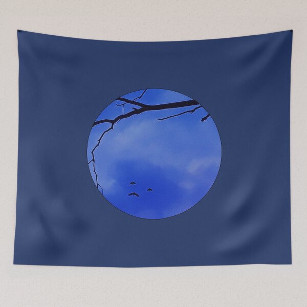 Item preview, Face Pareidolia Birds Feeling Blue Sad Face 4 of 4 designed and sold by Beachy.