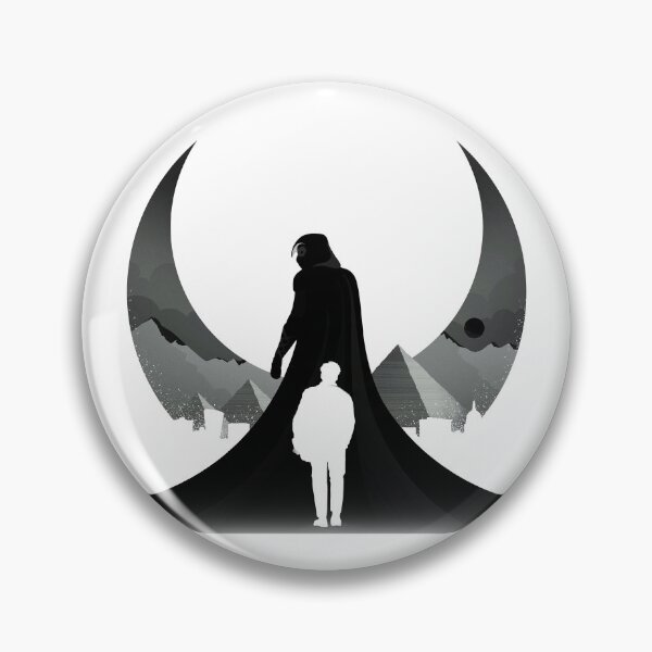 Item preview, The Moon Knight Remastered (Black version) designed and sold by DreamPrintPro.