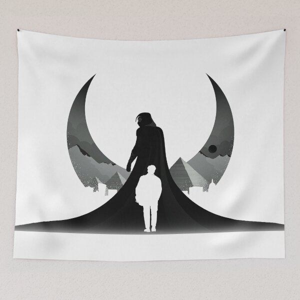 Item preview, The Moon Knight Remastered (Black version) designed and sold by DreamPrintPro.