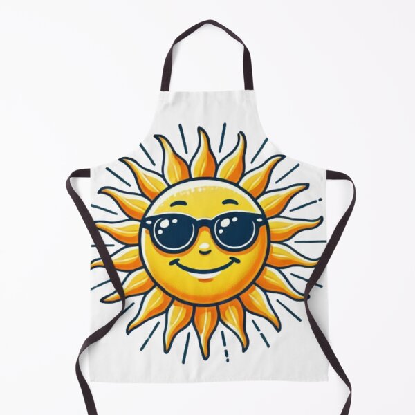 Item preview, Cool Smiling Sun with Sunglasses - Bright and Cheerful Design designed and sold by NattyGe.