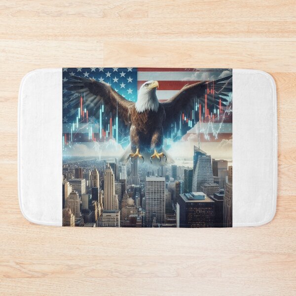 Item preview, Eagle of Wall Street Stock Market Chart designed and sold by LeStudioSHB.