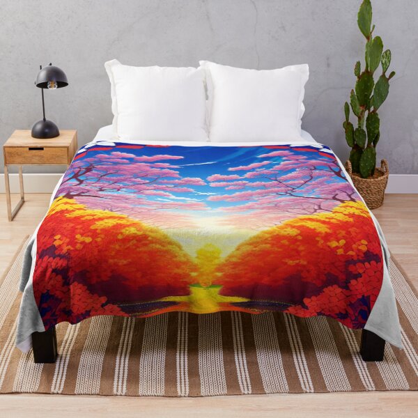 Item preview, “Symmetry in Seasons: A Digital Landscape” designed and sold by merve02shop.