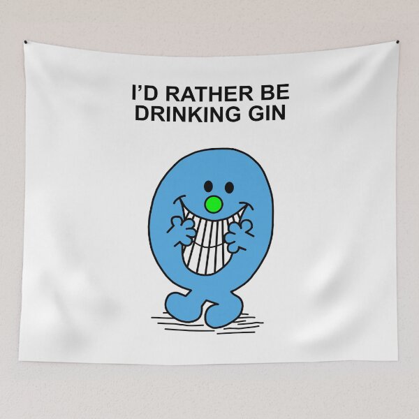 Item preview, Mr Men Id rather be drinking Gin designed and sold by Scat the cat.