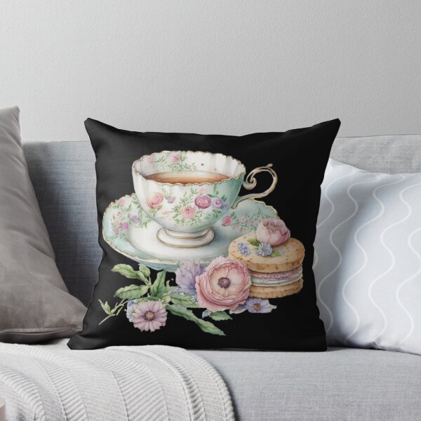 Item preview, Floral Tea Time - Tea and Dessert designed and sold by GiraffeCreative.