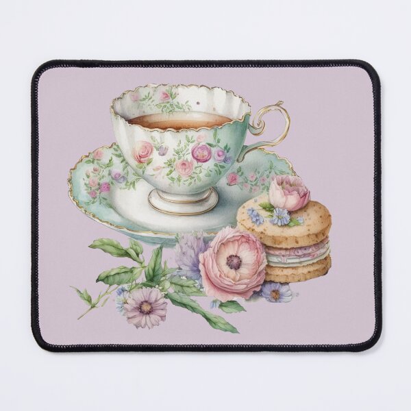 Item preview, Floral Tea Time - Tea and Dessert designed and sold by GiraffeCreative.