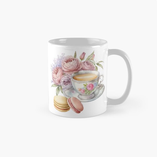 Item preview, Floral Tea Time - Tea and Dessert designed and sold by GiraffeCreative.