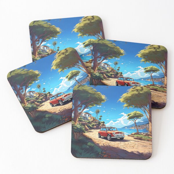 Item preview, Classic small Car on the Seaside designed and sold by Design-Illusi0n.