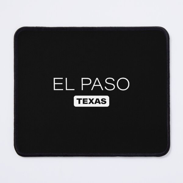 Item preview, El Paso City, Texas, USA, Simple White Text designed and sold by JohnnyVillas.