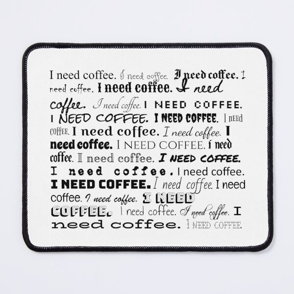 Item preview, I need coffee. designed and sold by RuthandRose.