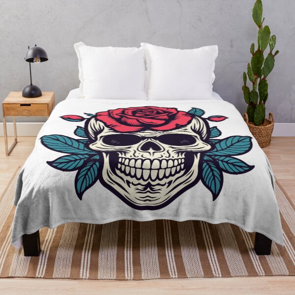 Item preview, Rock And Roll Skull And Red Roses designed and sold by Henrylizarraga.