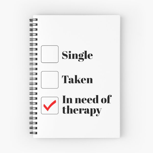 Item preview, Relationship Status: In Need of Therapy designed and sold by RuthandRose.