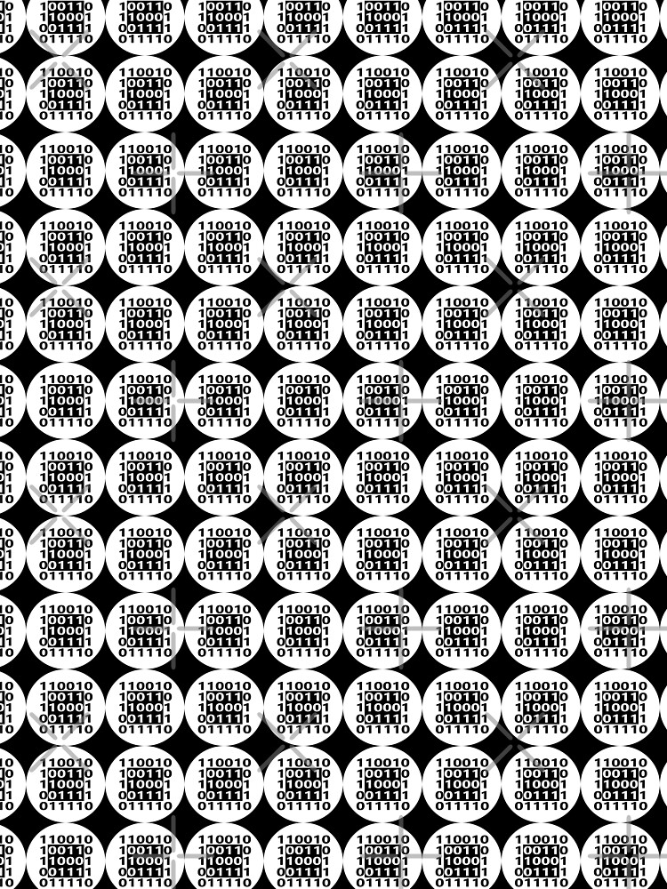 Thumbnail 3 of 3, Scarf, binary codes designed and sold by alexandersuad.
