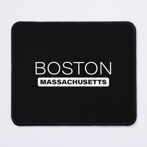Item preview, Boston City, Massachusetts, USA, Simple White Text designed and sold by JohnnyVillas.