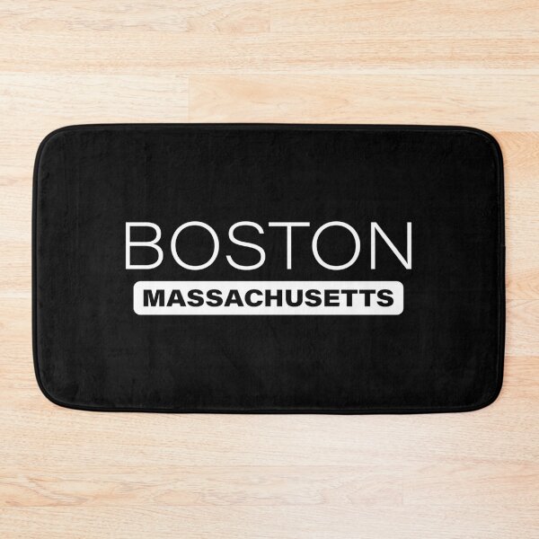 Item preview, Boston City, Massachusetts, USA, Simple White Text designed and sold by JohnnyVillas.