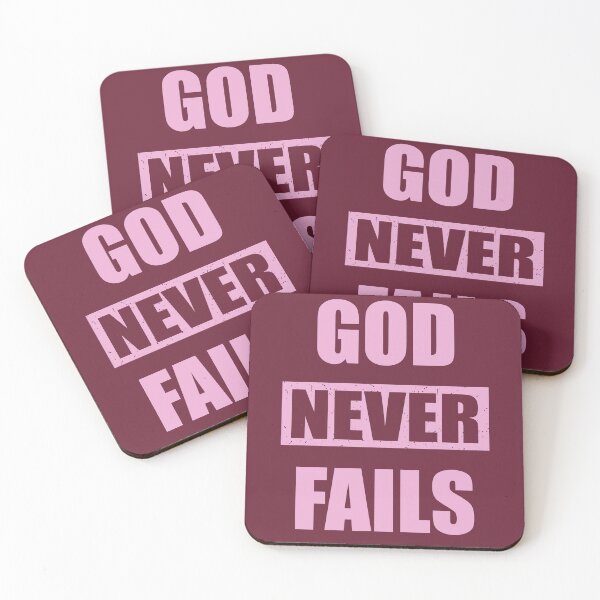 Item preview, God never fails designed and sold by WideIsTheGate.