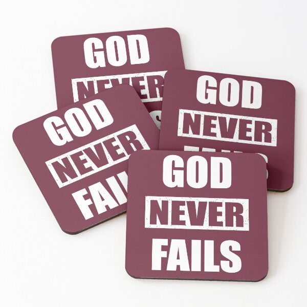 Item preview, God never fails (2) designed and sold by WideIsTheGate.
