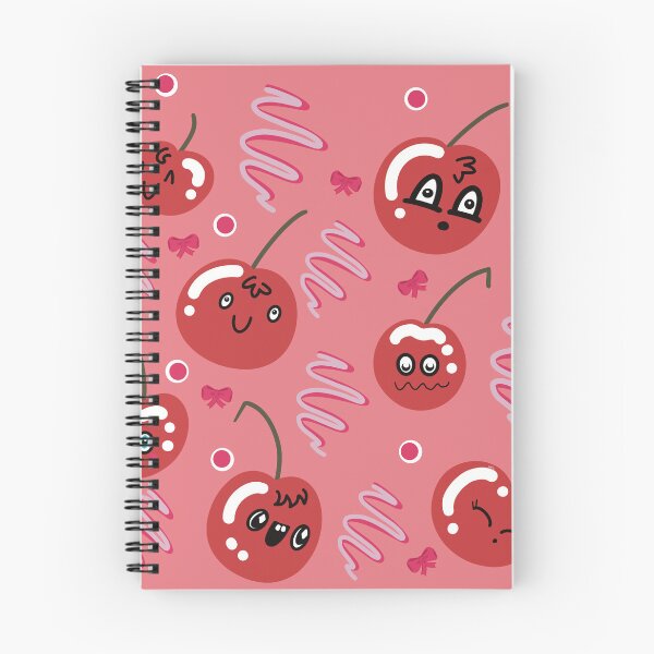 Item preview, Cute Cherry and Ribbon Pattern designed and sold by Catphonesoup.