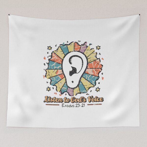 Item preview, Listen to God's Voice, Exodus 23:21 designed and sold by Faithloveshop.