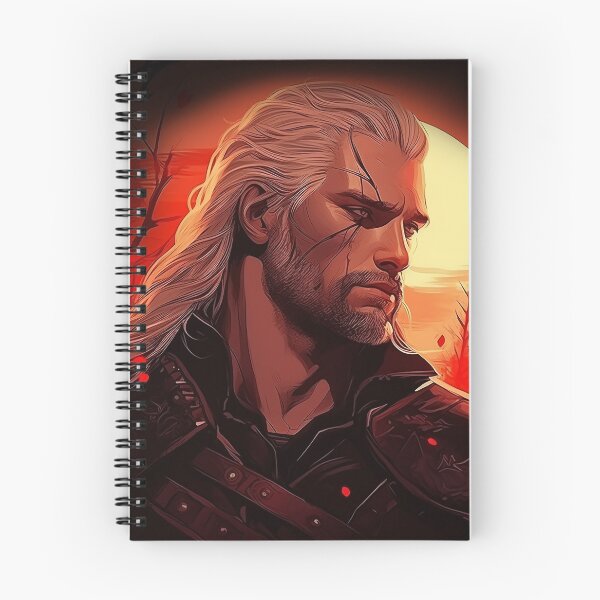 Item preview, Gerald from Rivia, Warlock in Red, The Witcher Fan art. designed and sold by TheLandsOfMagic.
