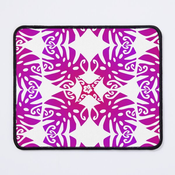 Item preview, MARAMA - purple (Polynesian plant pattern) designed and sold by Nesian-Tahiti.