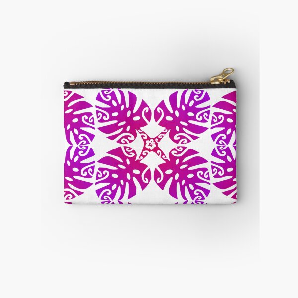 Item preview, MARAMA - purple (Polynesian plant pattern) designed and sold by Nesian-Tahiti.