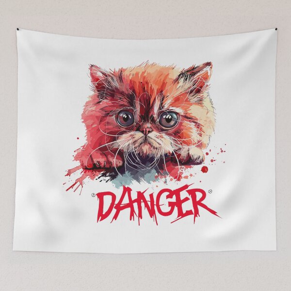 Item preview, Dangerous Persian Cat designed and sold by Liededrom..