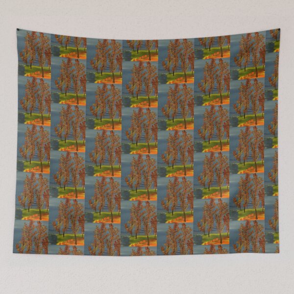 Item preview, Fall painting with pumpkins  designed and sold by Lauracolleen3.