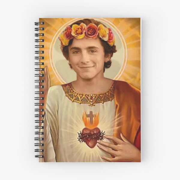 Item preview, Timothée Chalamet as a saint designed and sold by AnaaaSofia.