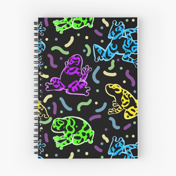 Item preview, Neon frog pattern designed and sold by Fridayscorner.