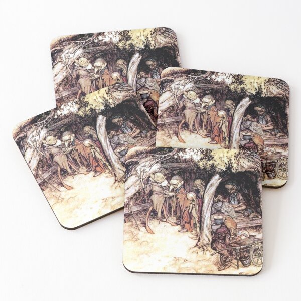 Item preview, Titania's Fairy Attendants - Arthur Rackham designed and sold by forgottenbeauty.