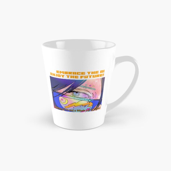 Item preview, Embrace the AI, Enjoy the Future! #AI #AILover #ArtificiallyIntelligent #SmartLife designed and sold by Anna Halasek.