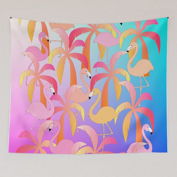 Item preview, Pink Flamingo Pattern designed and sold by Sartoris Art.