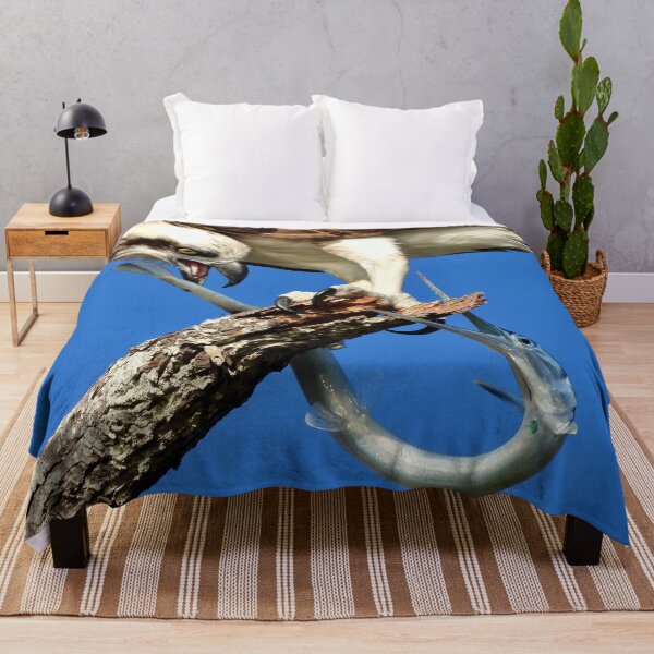 Item preview, Osprey with log tom fish for breakfast designed and sold by Mark Grimsley.