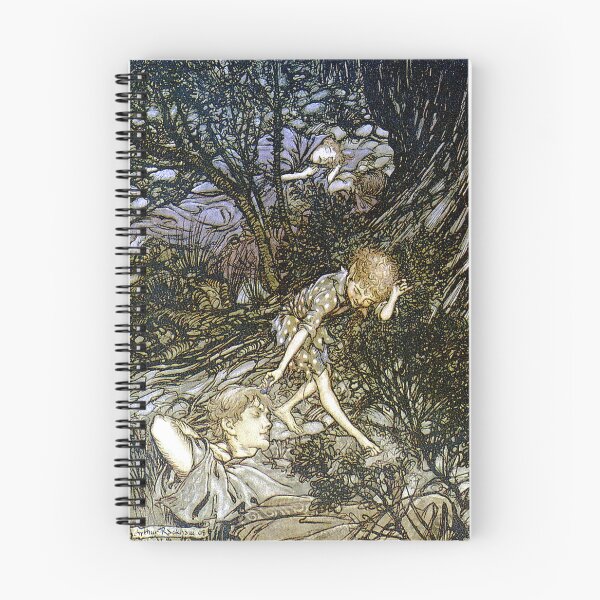 Item preview, On the Ground, Sleep Sound - Midsummer Night's Dream - Arthur Rackham  designed and sold by forgottenbeauty.