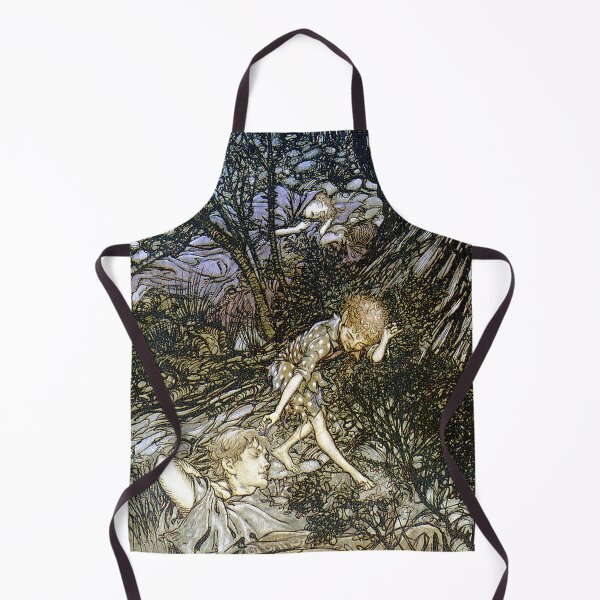 Item preview, On the Ground, Sleep Sound - Midsummer Night's Dream - Arthur Rackham designed and sold by forgottenbeauty.