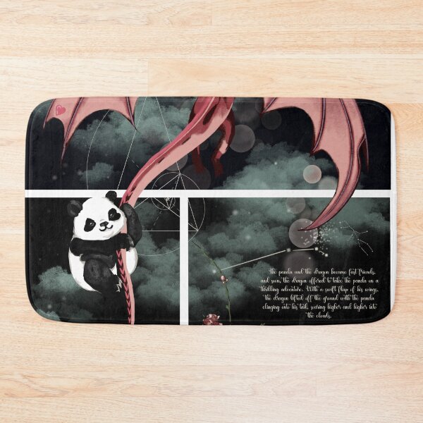 Item preview, The Panda and the Dragon - A Magical Fairytale Illustration designed and sold by Pandositive.