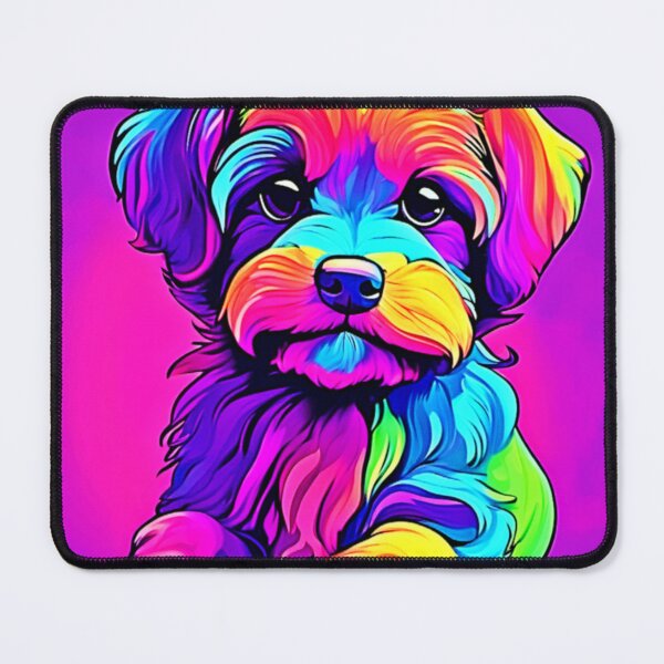 Item preview, Rainbow Puppy Artwork designed and sold by Health And Fitness Posts e-Store.
