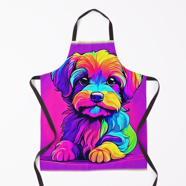 Item preview, Rainbow Puppy Artwork designed and sold by Health And Fitness Posts e-Store.