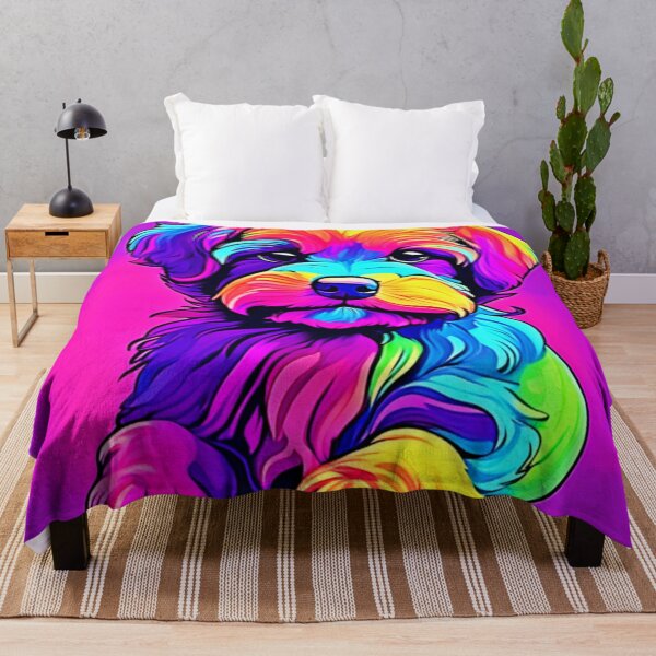 Item preview, Rainbow Puppy Artwork designed and sold by Health And Fitness Posts e-Store.