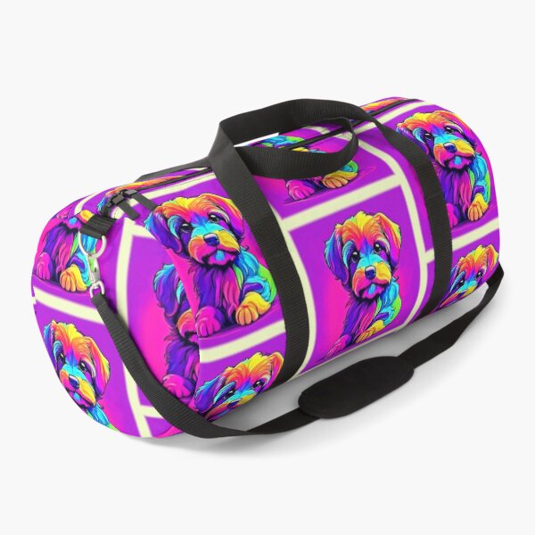 Item preview, Rainbow Puppy Artwork designed and sold by Health And Fitness Posts e-Store.