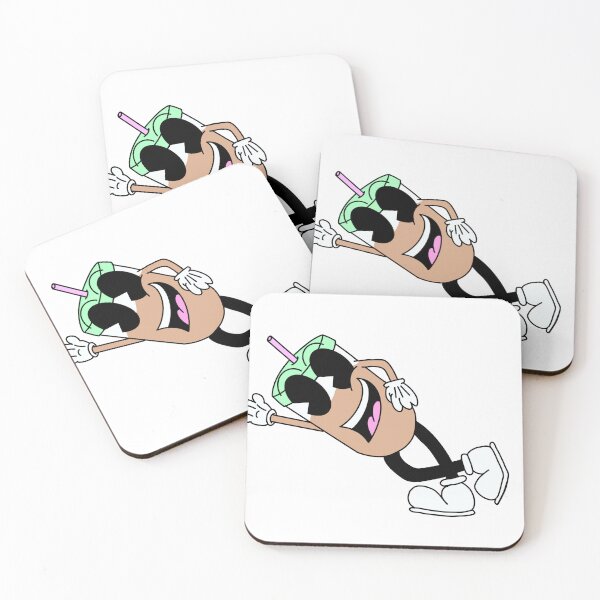 Item preview, Coffee iced tea retro cartoon art designed and sold by erinscoffeefund.