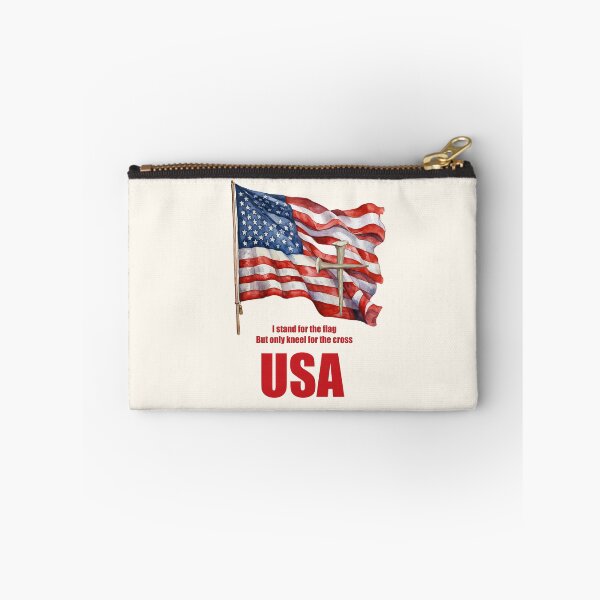 Item preview, Flag & Cross designed and sold by WideIsTheGate.