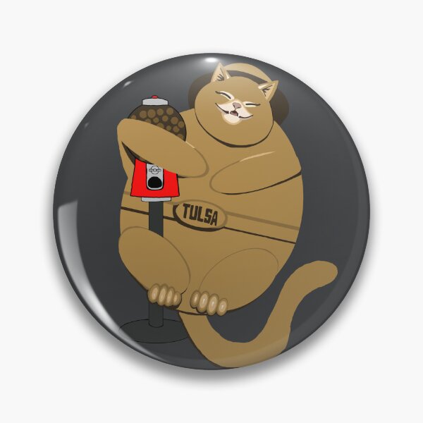 Item preview, Chonky Tulsa Driller Cat designed and sold by Kristi Brooks.