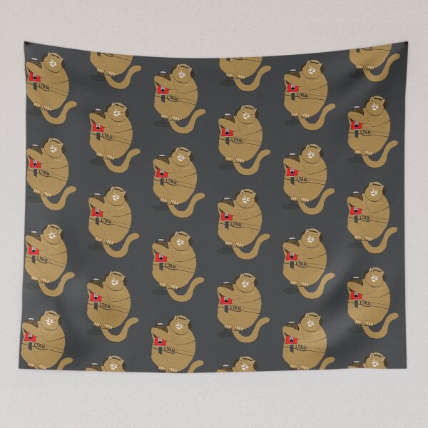Item preview, Chonky Tulsa Driller Cat designed and sold by Kristi Brooks.