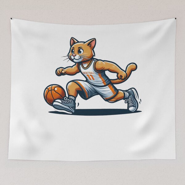 Item preview, volleyball cat designed and sold by Bossnovak.